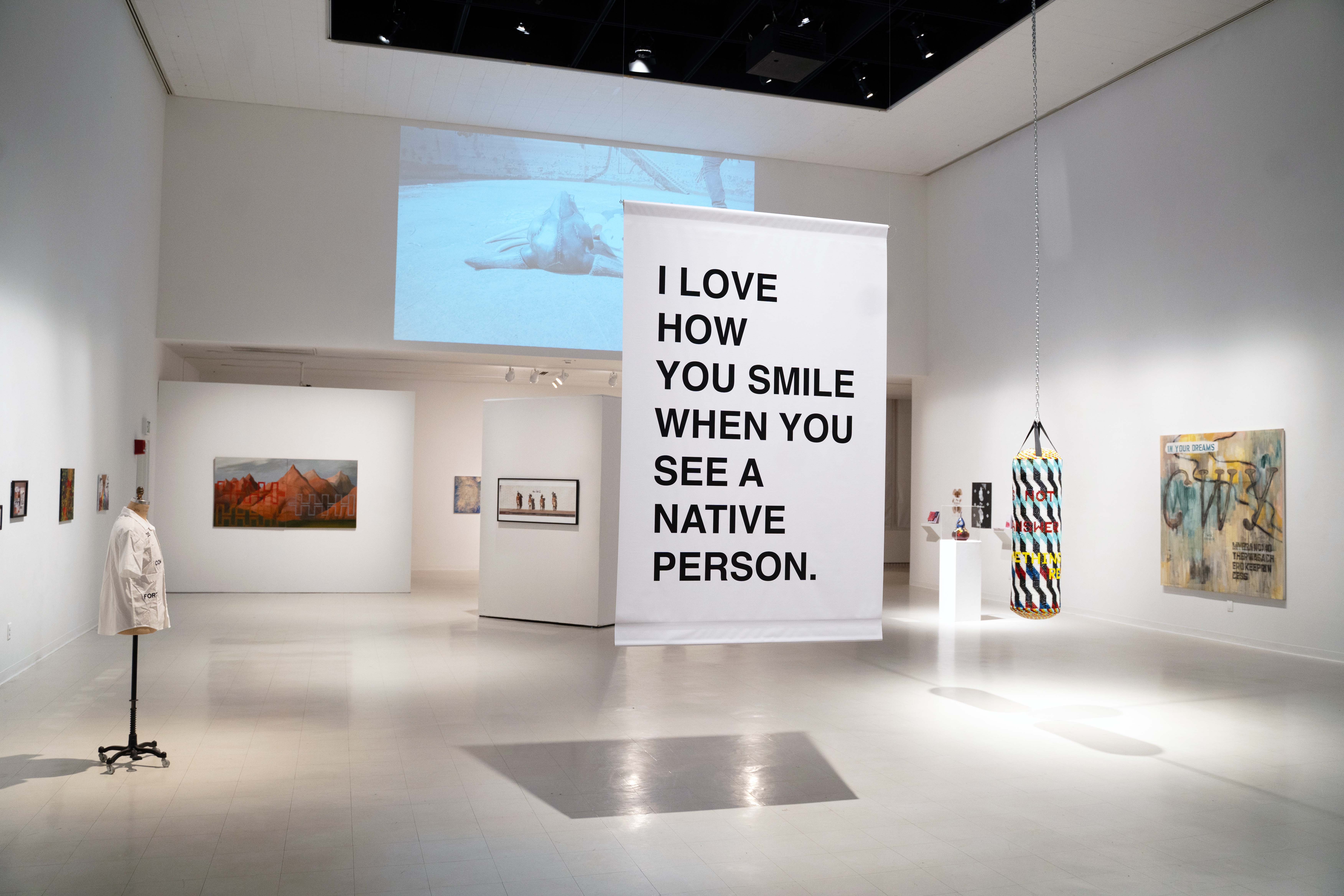 Weaving Words Exhibit Zuccaire Gallery