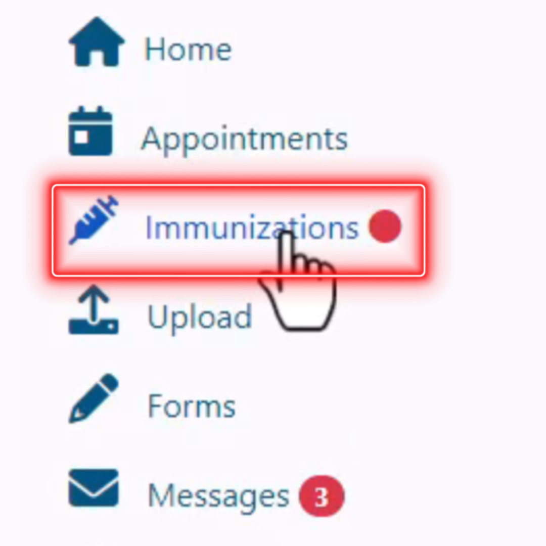 upload immunization forms
