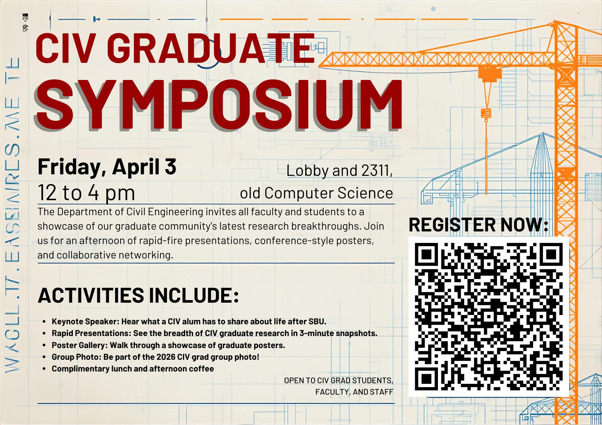 CIV Grad Symposium Event Flyer