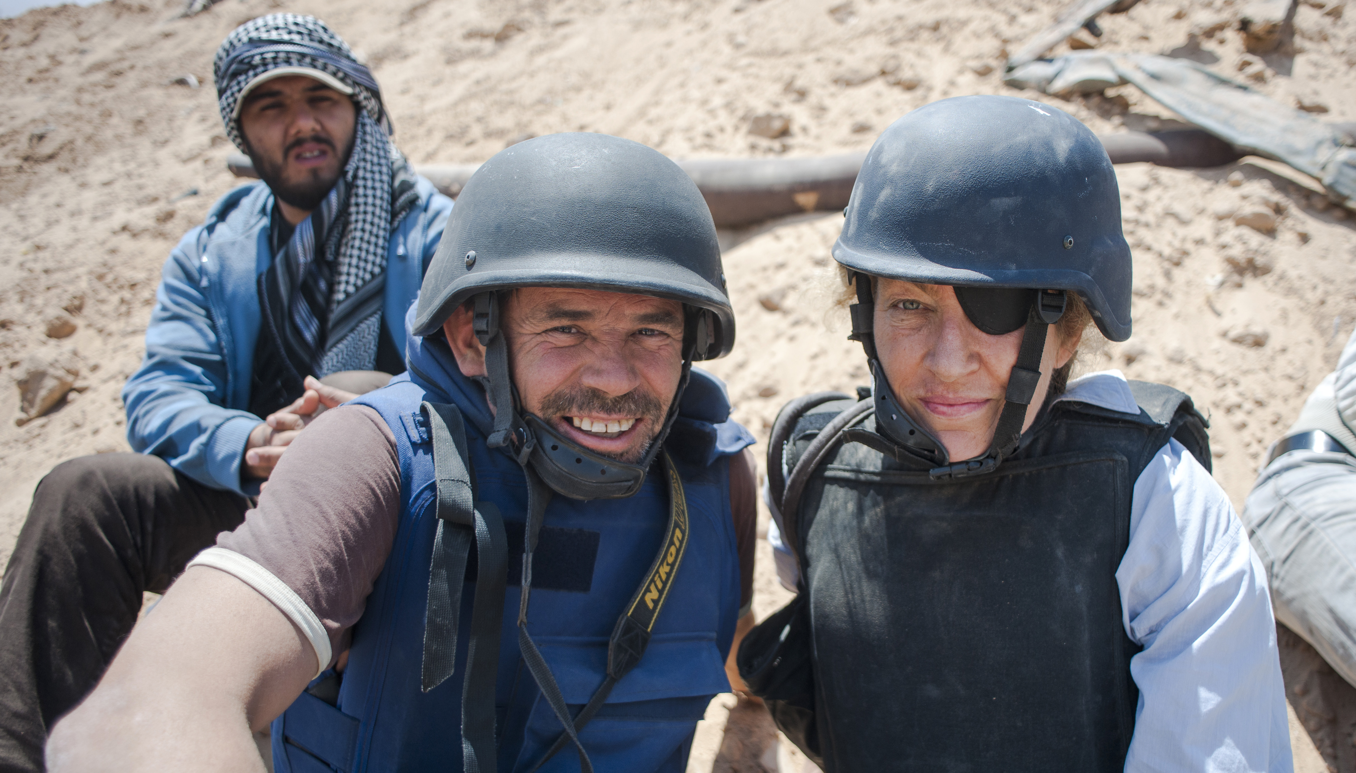 Paul Conroy and Marie Colvin