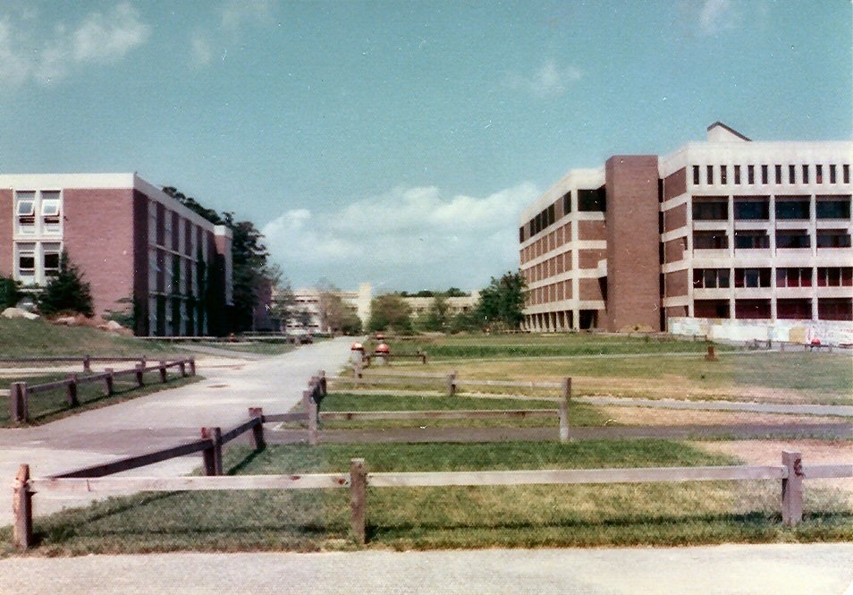 Stony Brook University, Basic Health Sciences Research Tower, 1975. Photograph by Daniel Lack, 1975, BS Biology. Stony Brook University, Basic Health Sciences Research Tower, 1975. Photgraph by Daniel Lack, 1975, BS Biology.